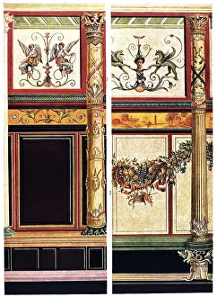 Historic illustration, Roman ornaments