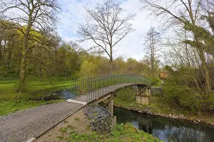 Historic Laves Bridge over the Nette