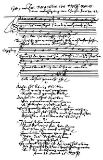 Historic manuscript with notes