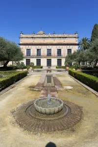 Historic Moorish fortress in the middle of a city