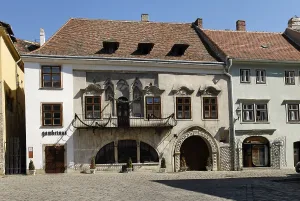 Historic old town of Sopron, Hungaria
