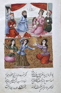 Historic Persian handpainted manuscript