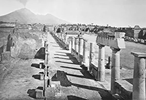 Historic photo (ca 1880) of Pompeii