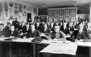 Historic photo, police students, ca. 1920