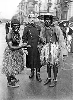 Historic photograph, carnival, around 1912