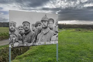 Historic photograph of Christmas Truce
