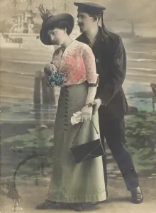 Historic photograph of a couple