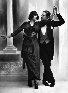 Historic photograph, couple dancing, around 1923