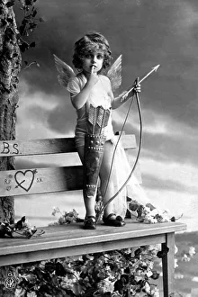 Historic photograph, Cupid, around 1925