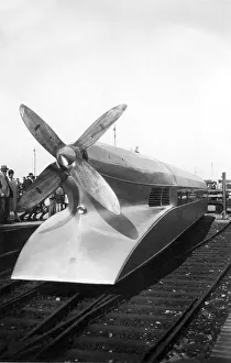Historic photograph, express train between Hamburg and Berlin