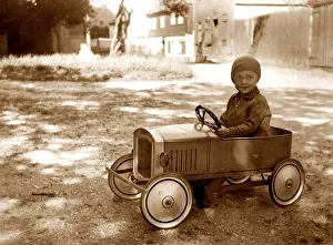 Historic photograph, my first car