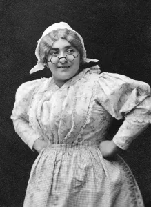 Historic photograph, funny woman, around 1925