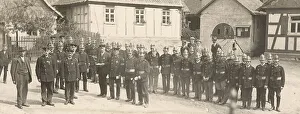 Historic photograph: local fire brigade, ca. 1897