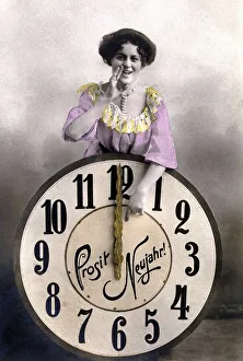 Historic photograph, New Year's Eve