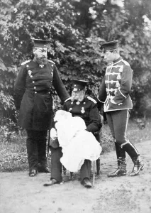 Historic photograph, original photograph of the three emperors Wilhelm I