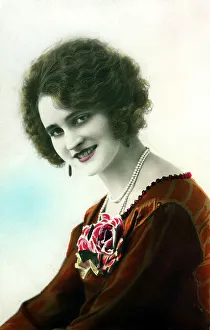 Historic photograph, portrait of a woman