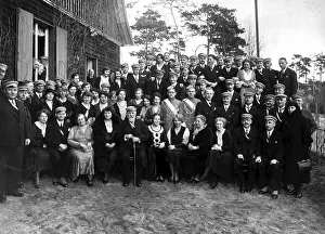 Historic photograph, student's fraternity meeting