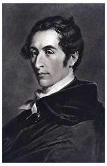 Historic portrait, Carl Maria von Weber