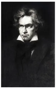 Historic portrait, Ludwig van Beethoven