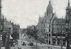 Historic postcard about 1900 Hannover Germany