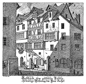 Historic print, etching from 1832