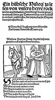 Historic print, manuscript, Orendel