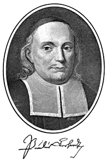 Historic print, portrait of Paul Gerhardt