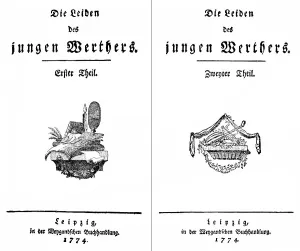 Historic print, title page of 1774