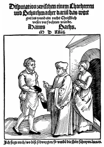 Historic print, woodcut from 1524