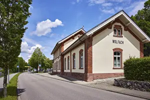 Historic railway station building