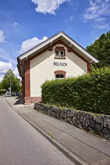 Historic railway station building
