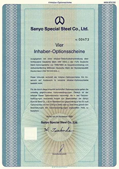 Historic security, Japanese warrant
