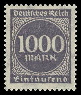 Historic stamp, German Reich, inflation