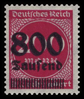 Historic stamp, German Reich, inflation