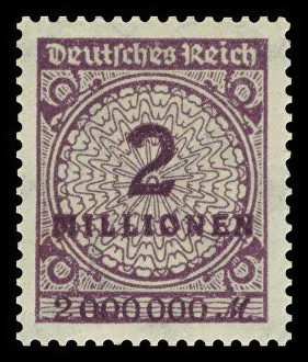 Historic stamp, German Reich, inflation