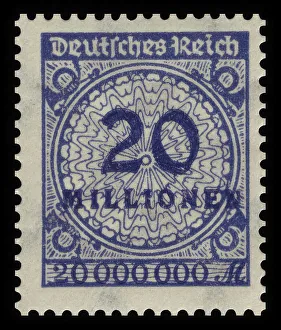 Historic stamp, German Reich, inflation