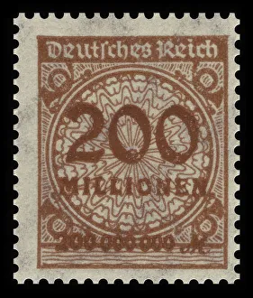 Historic stamp, German Reich, inflation