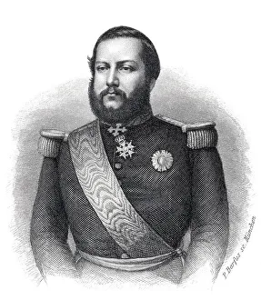 Historic steel engraving from the 19th century