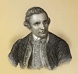 Historic steel engraving from the 19th century
