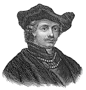 Historic steel engraving from the 19th century