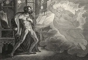 Historic steel engraving from the 19th century