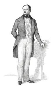 Historic steel engraving from the 19th century