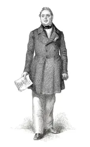 Historic steel engraving from the 19th century