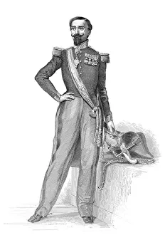 Historic steel engraving from the 19th century
