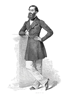 Historic steel engraving from the 19th century