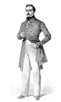 Historic steel engraving from the 19th century