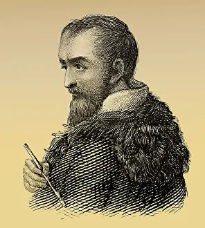 Historic steel engraving from the 19th century