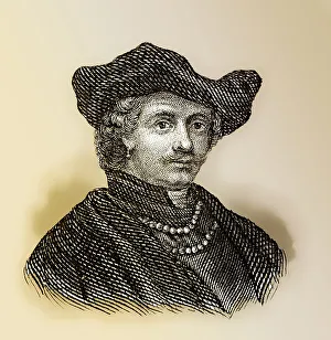 Historic steel engraving from the 19th century