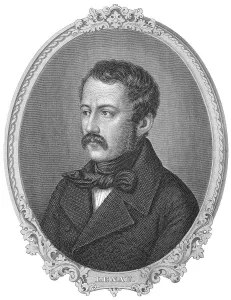Historic steel engraving from the 19th century