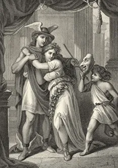 Historic steel engraving from the 19th century